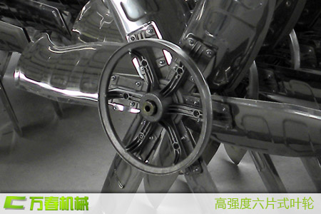 不锈钢负压风机采用高强度6片式叶轮